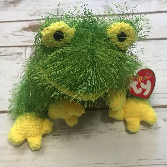 DELETING SOON TY BEANIE PUNKIES HOPSCOTCH GREEN FROG RETIRED - Picture 11 of 11